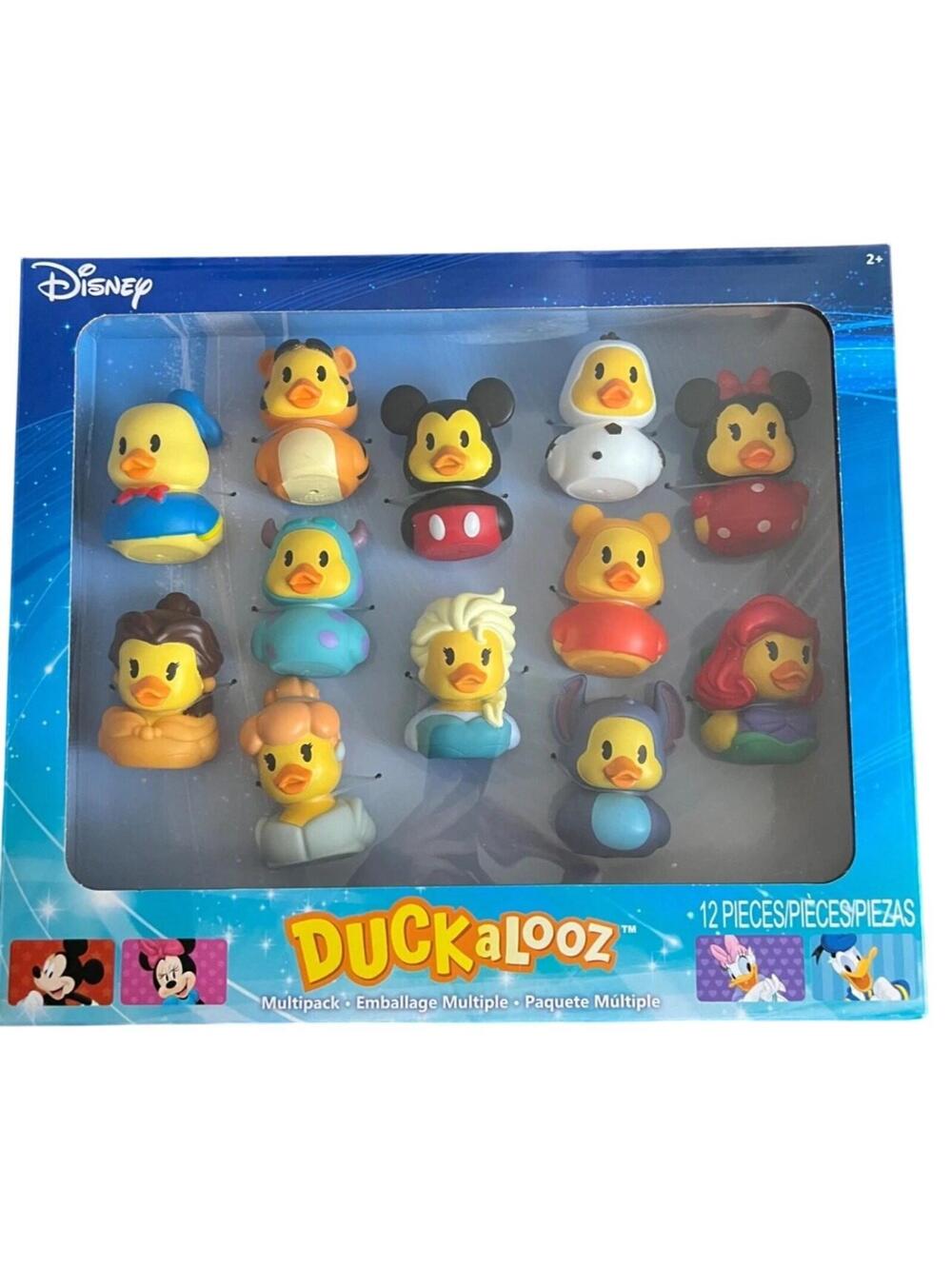 Disney Duckalooz New Rubber Duckie Jeep Duck Set of 12